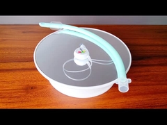 Endotracheal σωλήνες μέσω του στόματος με τη ζώνη καψών που δείχνει τις φυσαλίδες ET τον εναέριο διάδρομο σωλήνων